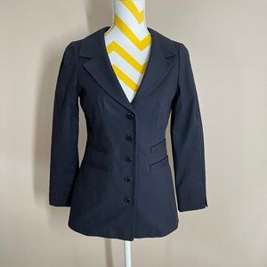 NWOT Worth Cotton Blazer • Black • Size 0P